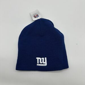 New York Giants NFL Knit Beanie Hat Blue Winter Skull Cap One Size